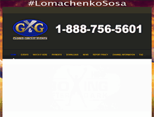 Tablet Screenshot of boxingseries.com